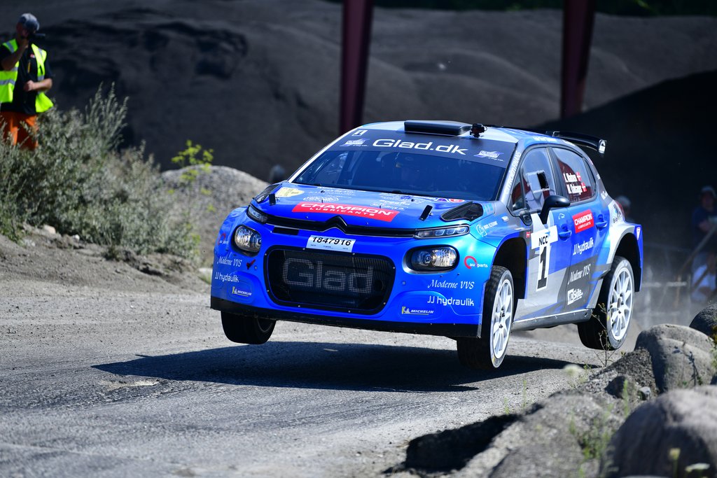 Kenneth Madsen tog ufortøvet teten i det 38. KOMO Rallysprint og vandt tre ud af dagens fire heat.
(Foto: Morten Dam)
